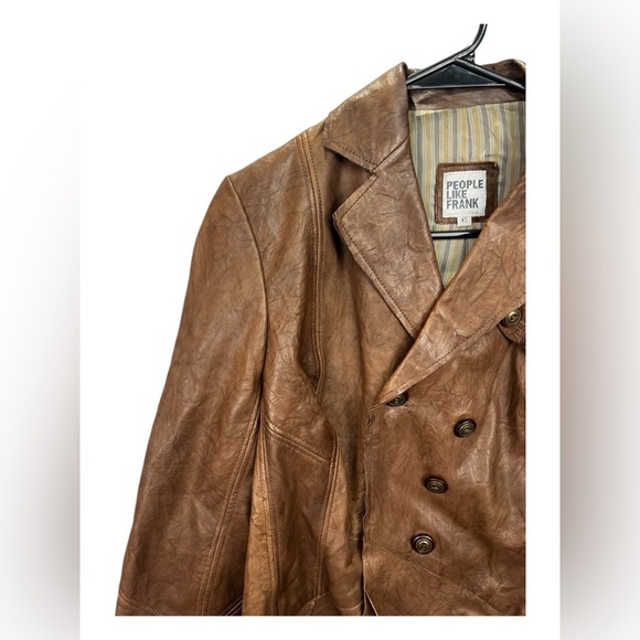 Beautiful vintage brown leather jacket - Picture 2 of 12